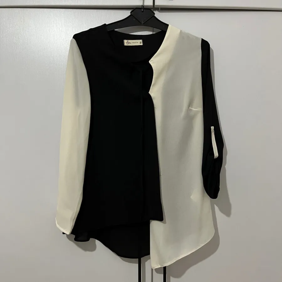 شومیز سیاه سفید