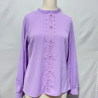 شومیز آستین پلیسه یاسی