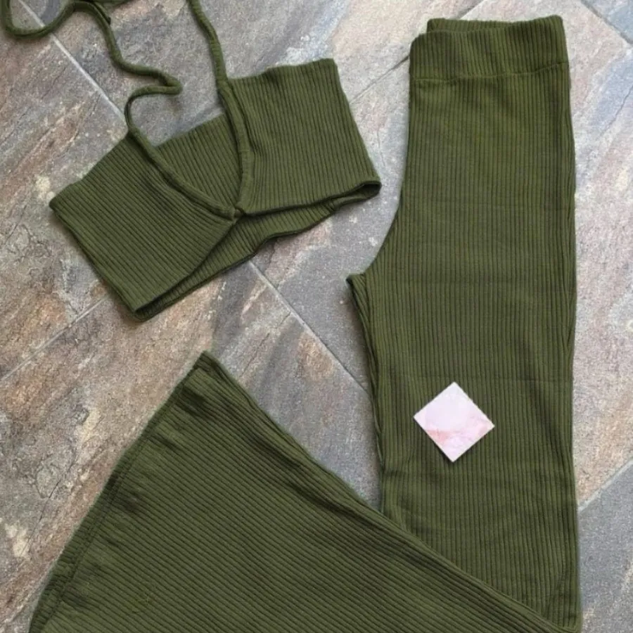 ست کراپ شلوار مجلسی