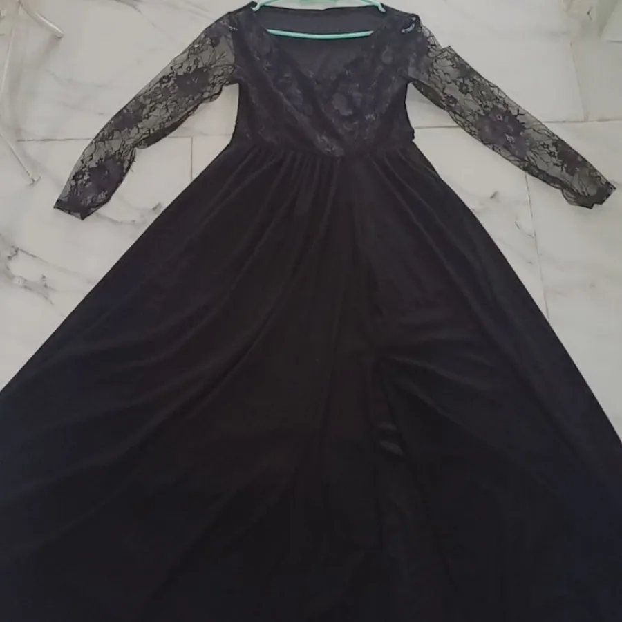 پیراهن بلند مشکی