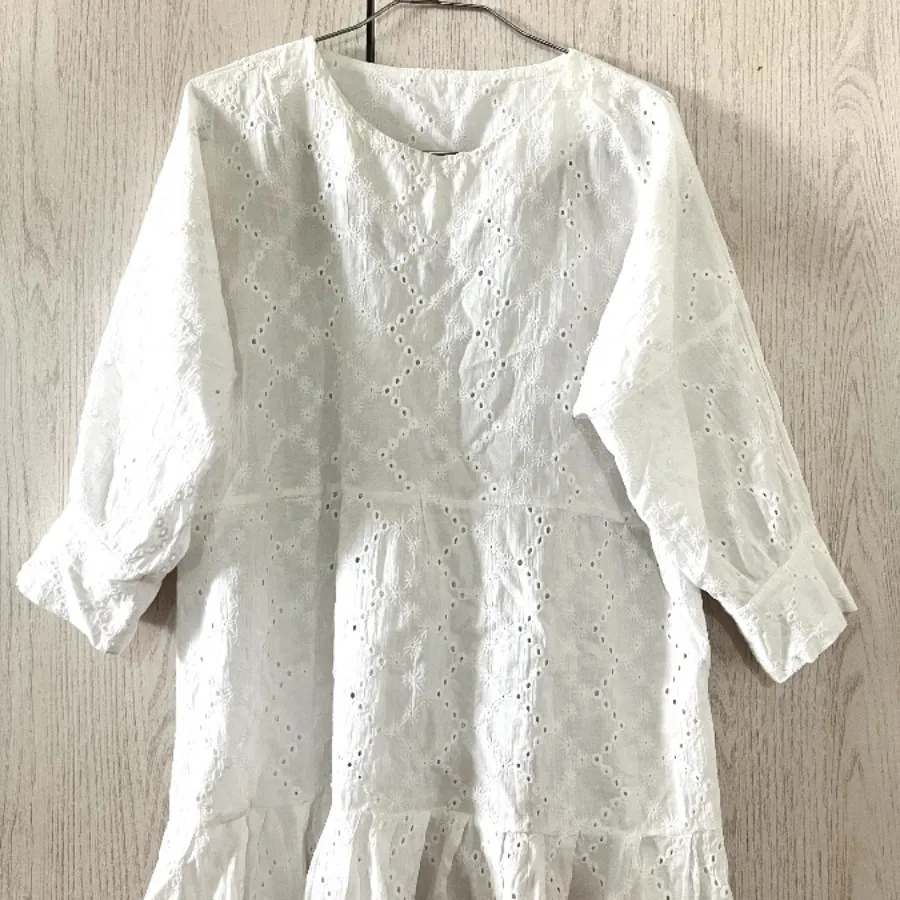 شومیز سفید خامه دوزی