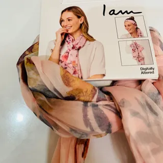 شال حریر برند i am