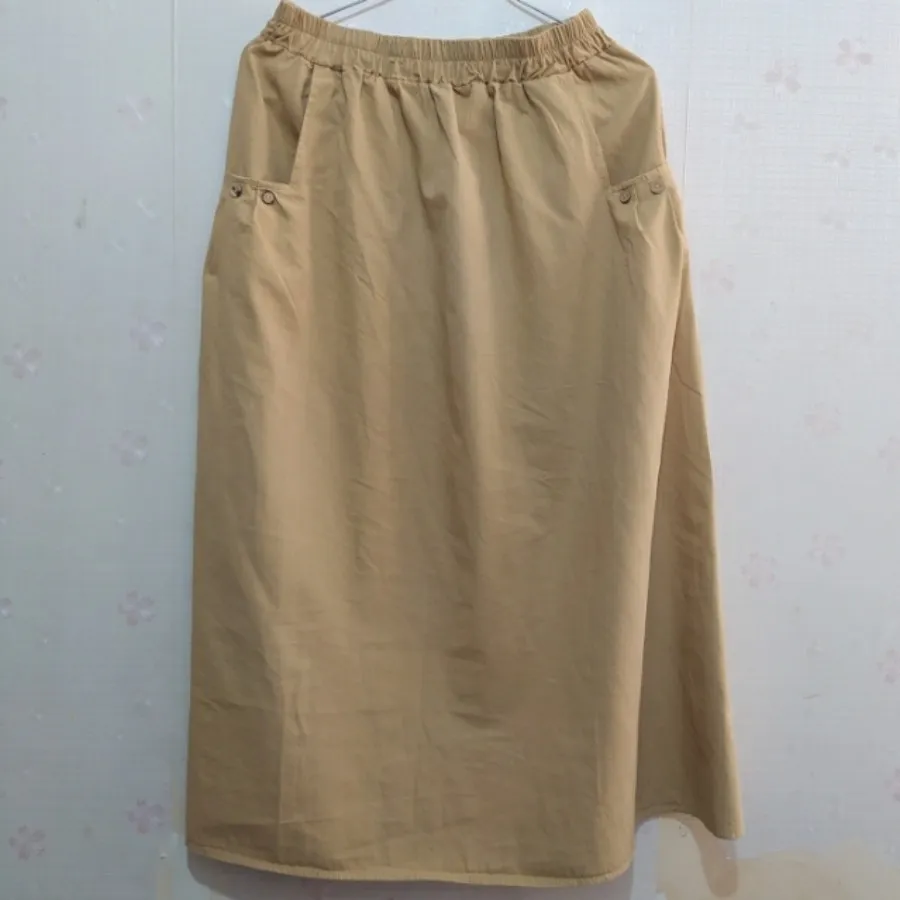 دامن بلند نخودی نخ