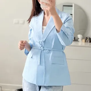 کت بلیزر مزونی آبی