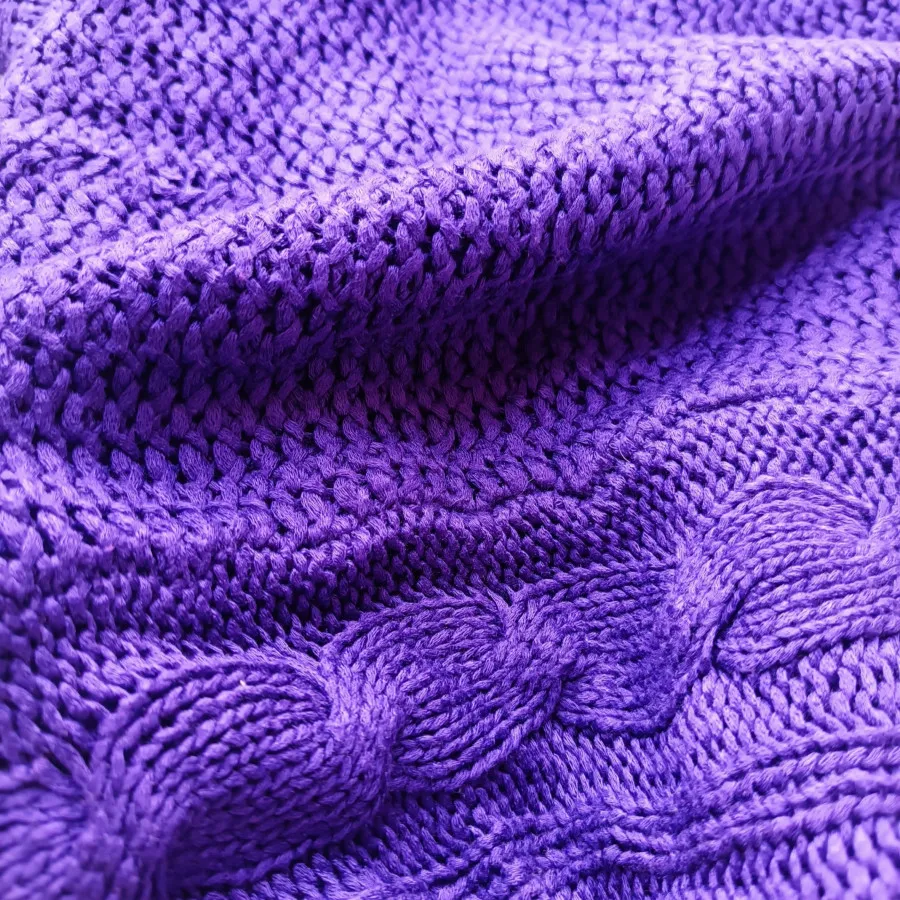 پیراهن بافت بنفش