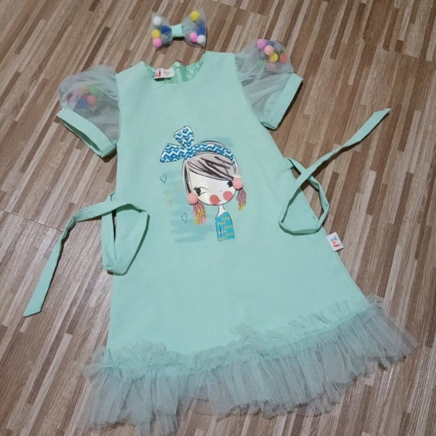 پیراهن پوم پوم دار