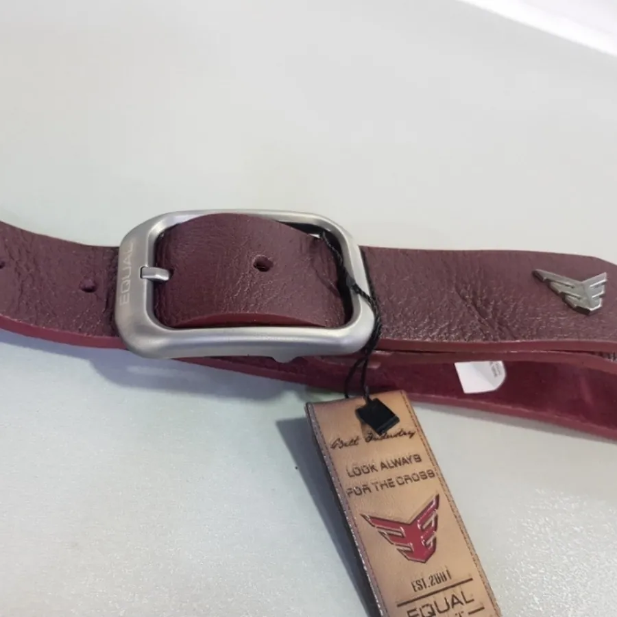 کمربند چرم ترک زرشکی