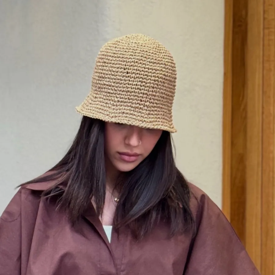 کلاه باکت دست باف