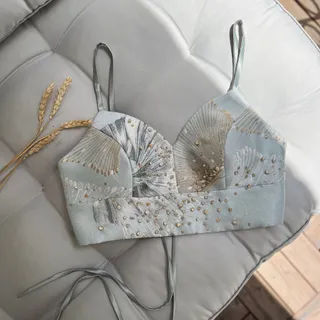 کراپ تاپ جواهردوزی