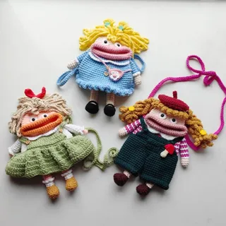 کیف قلاب بافی فانتزی