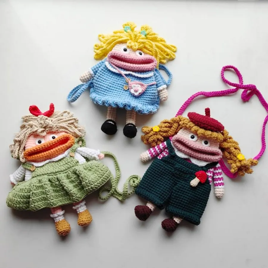 کیف قلاب بافی فانتزی