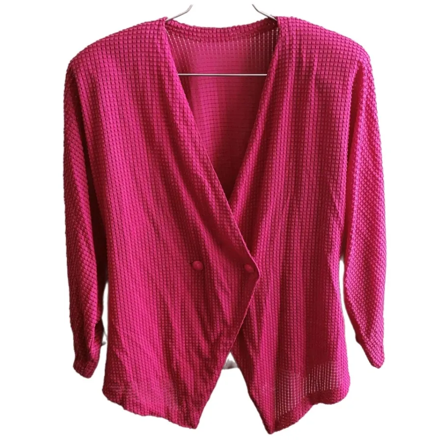 کت زنانه مجلسی سرخابی