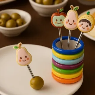 ست چنگال زیتون خوری