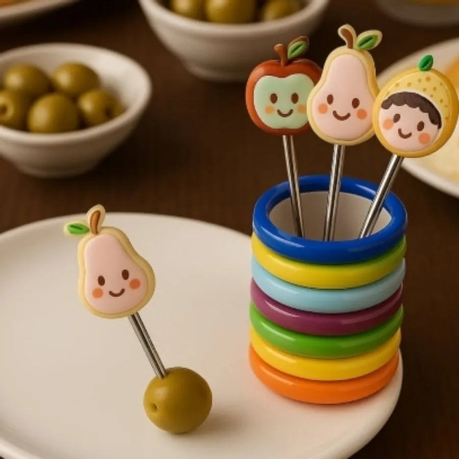 ست چنگال زیتون خوری