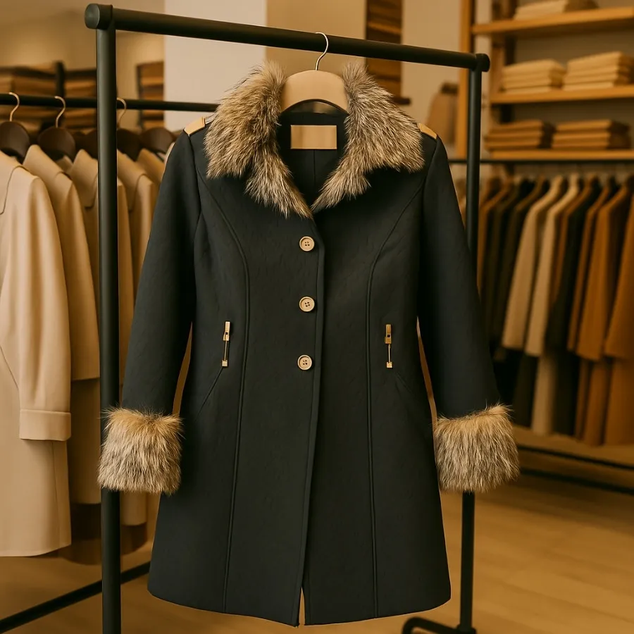 پالتو لبه خزدار