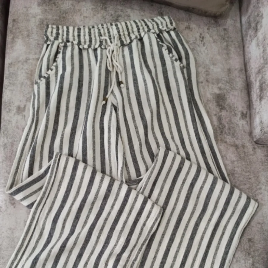 شلوار لینن کنفی