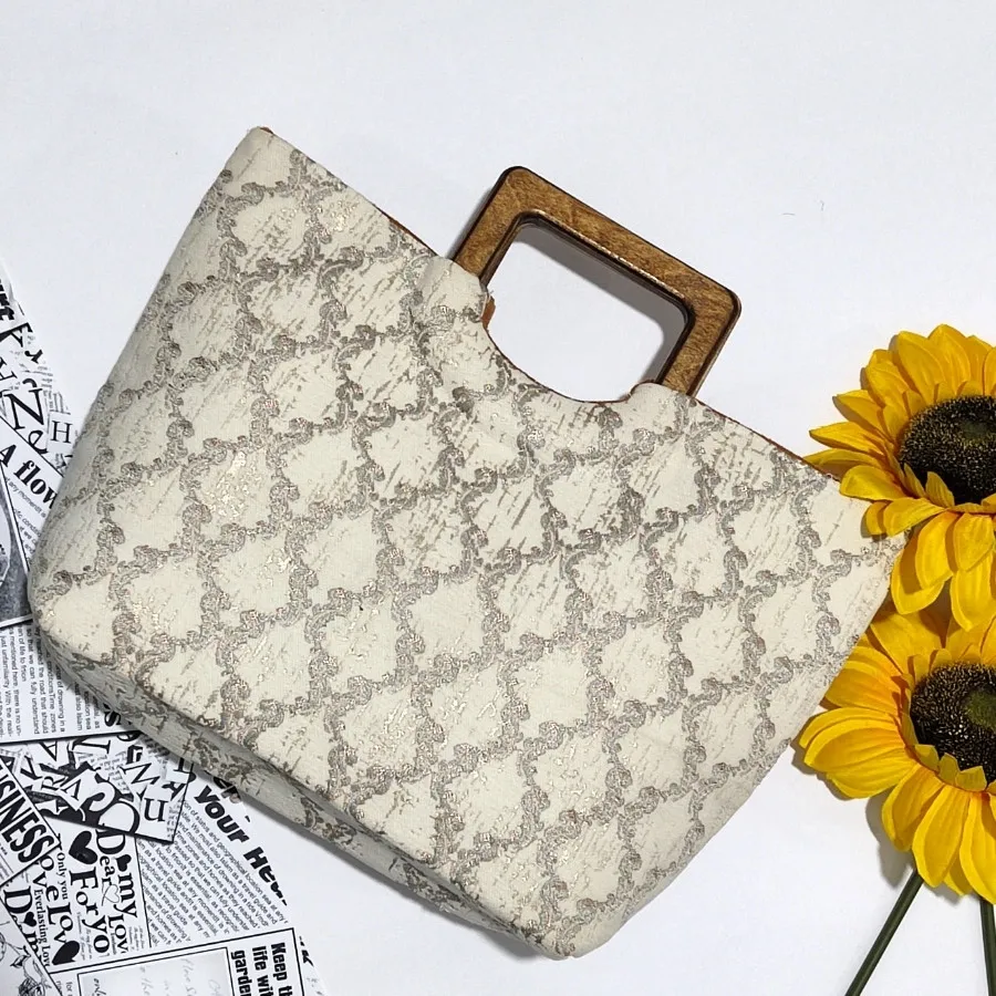 کیف دسته چوبی