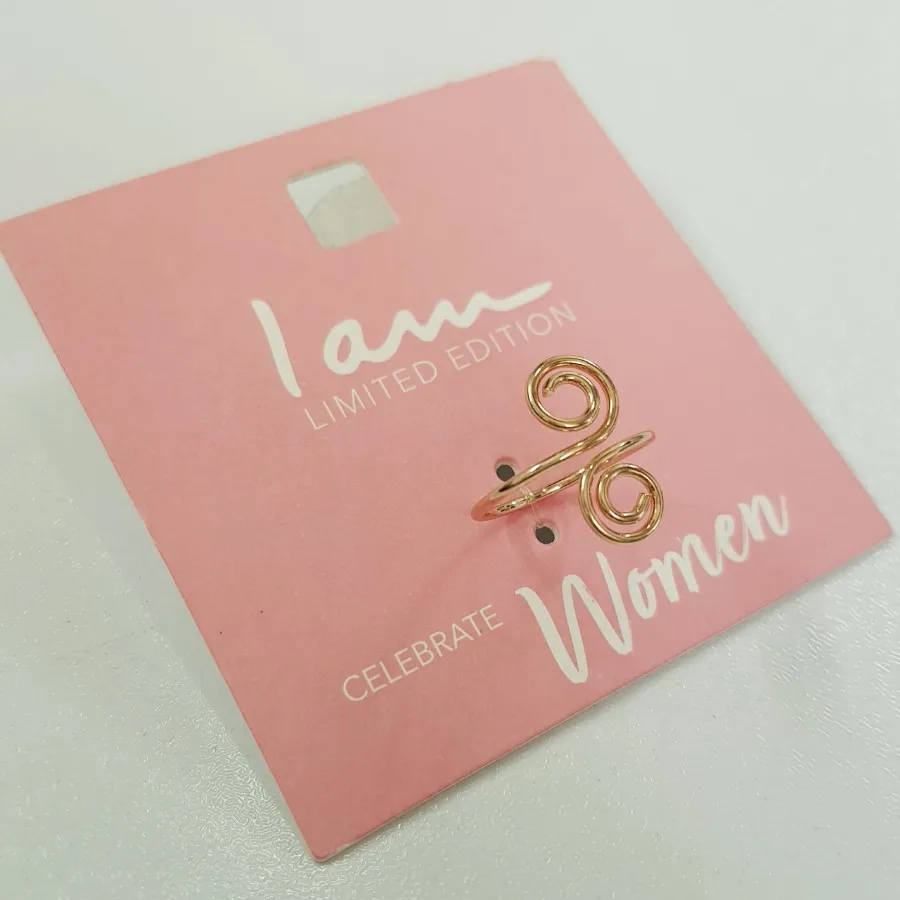 انگشتر پا طلایی مارپیچ