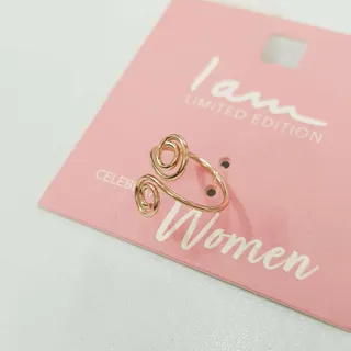 انگشتر پا طلایی اسپیرال