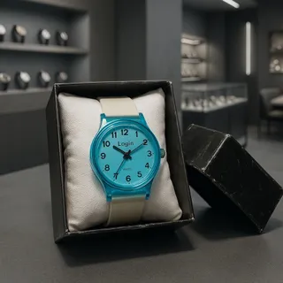 ساعت برند لاگین بند ژله