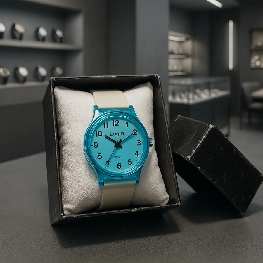 ساعت برند لاگین بند ژله