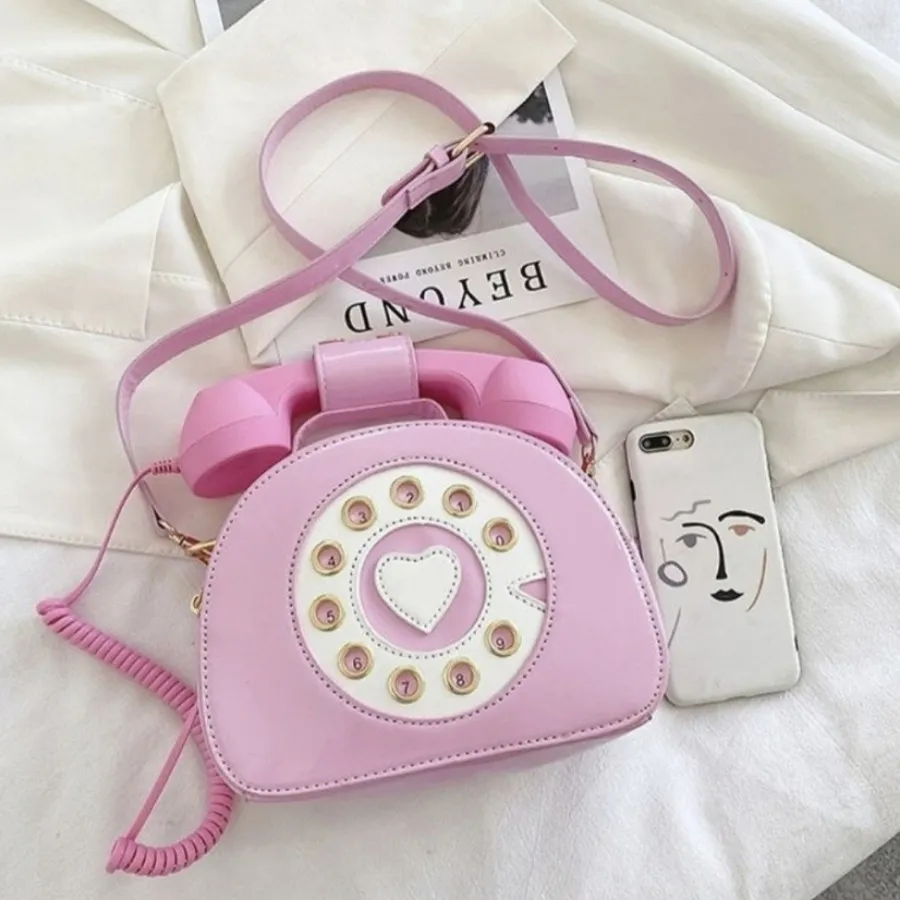 کیف تلفنی صورتی