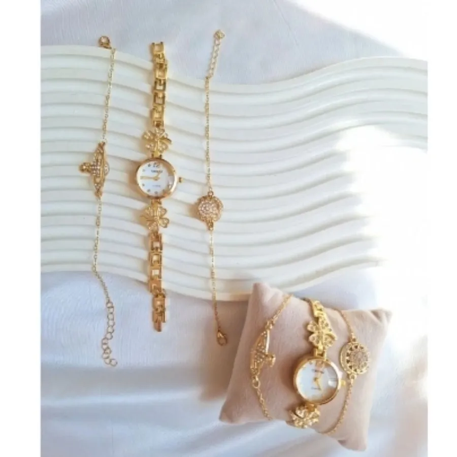 ست ساعت و دستبند شبدر