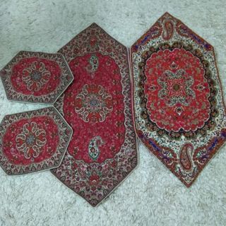 ست رومیزی ترمه سه تیکه
