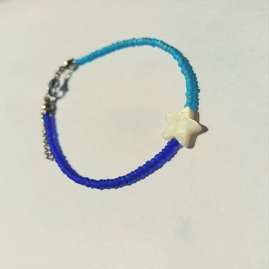 دستبند ستاره آبی