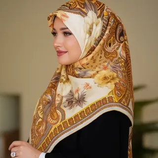 روسری ساتن مجلسی