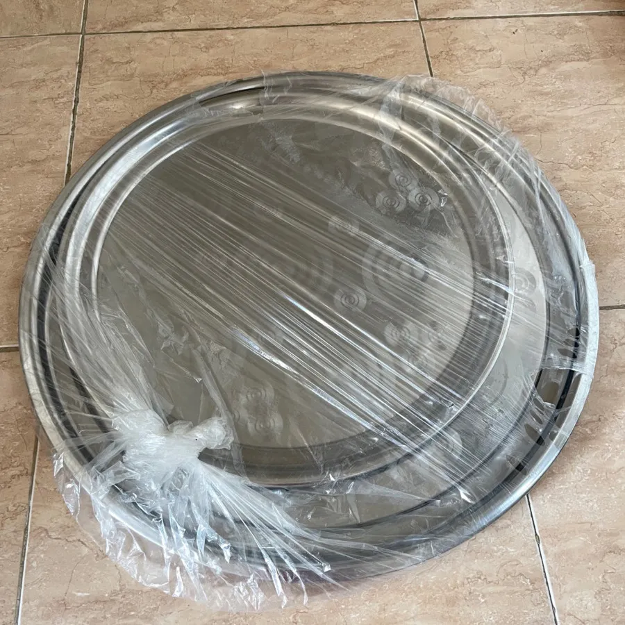 سه عدد سینی استیل