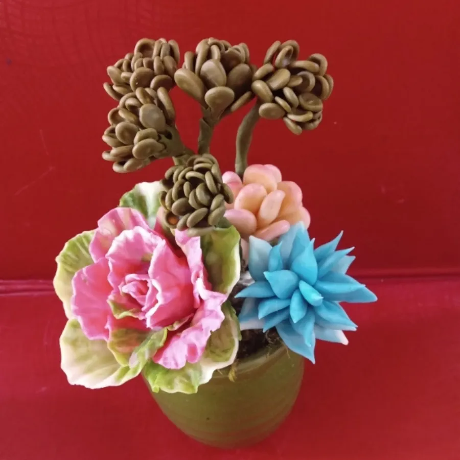 گلدان تک کاکتوس