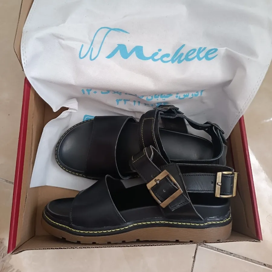 صندل کفش تابستونی چرم