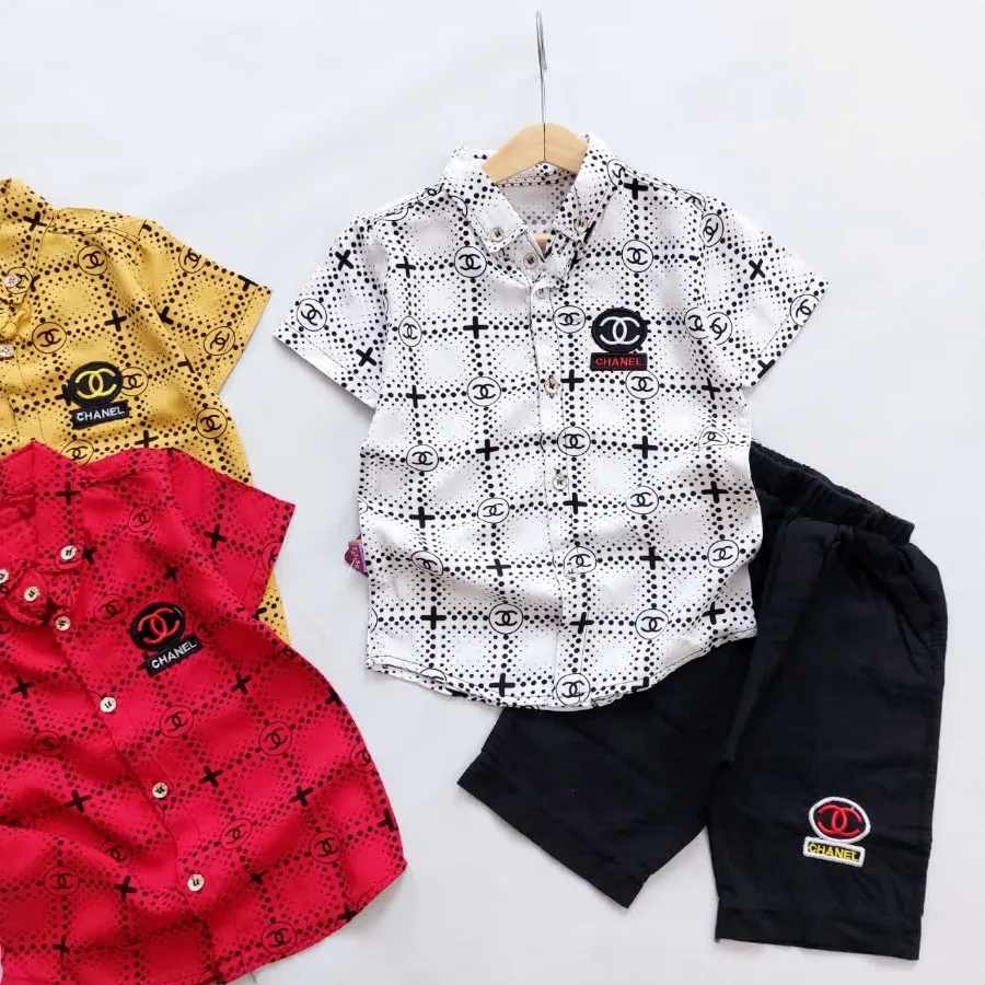 پیراهن شلوارک کتان chanel