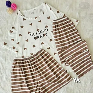 ست تیشرت شلوارک شلوار