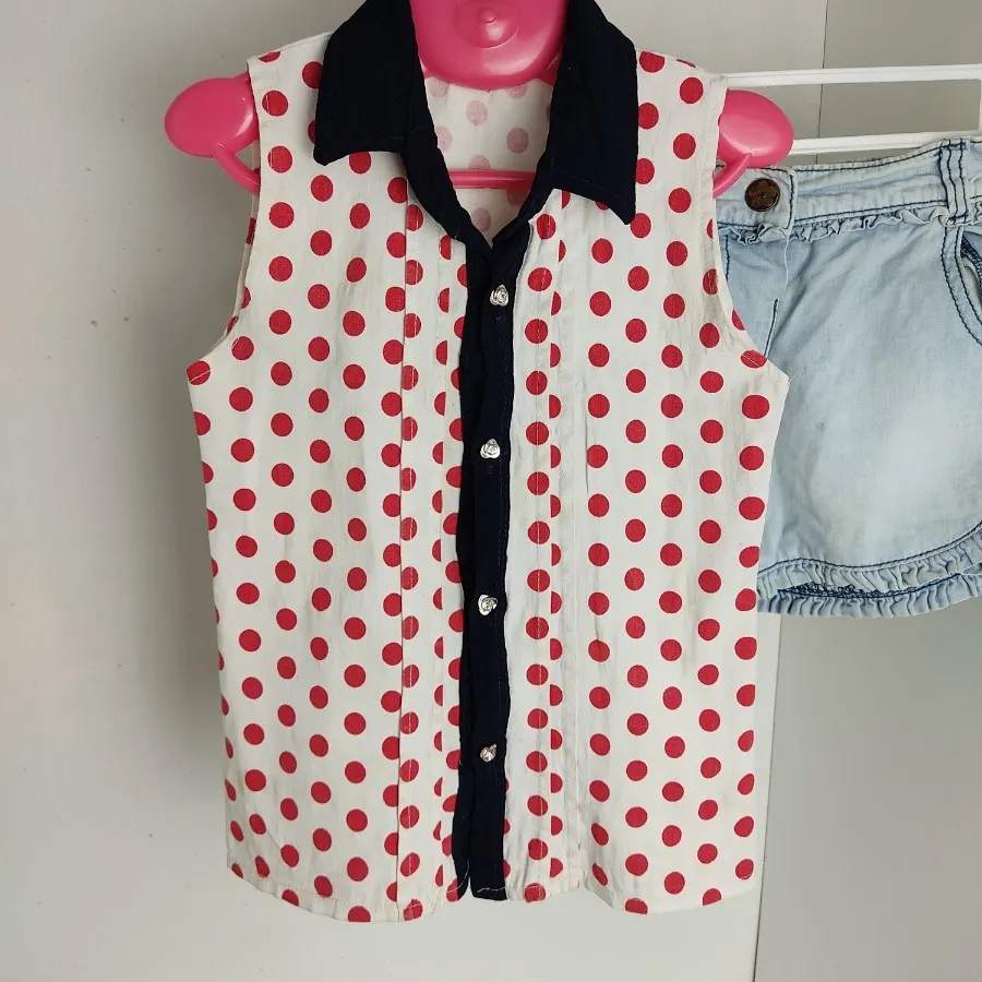 بلوز وشلوارک جین