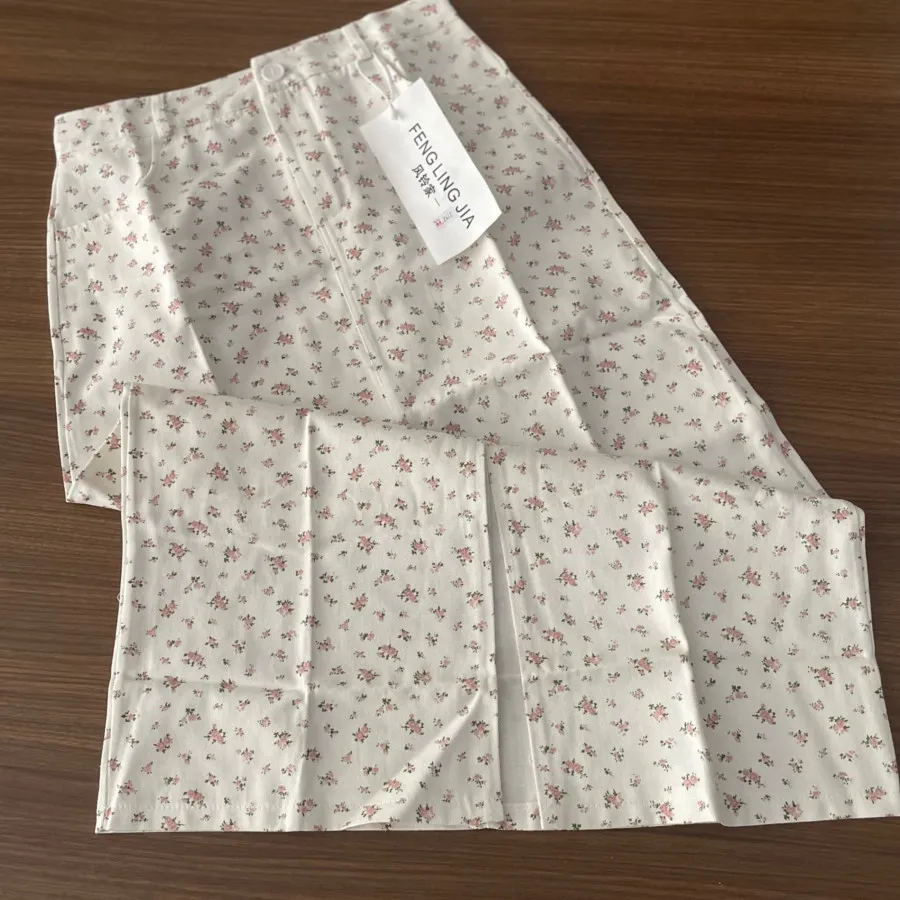 دامن پینترستی کتان