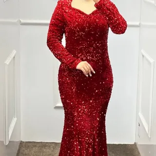 لباس مجلسی پولک مخملی