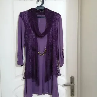 بلوز بنفش مجلسی