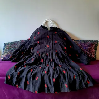 مانتو عروسکی گلدوزی