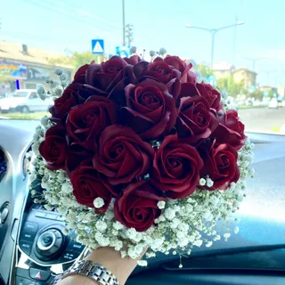 گل رز صابونی