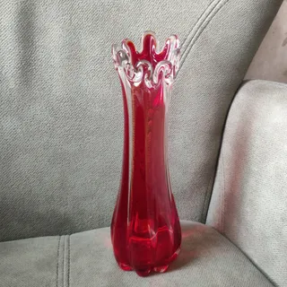 گلدان  آنتیک آلبالویی