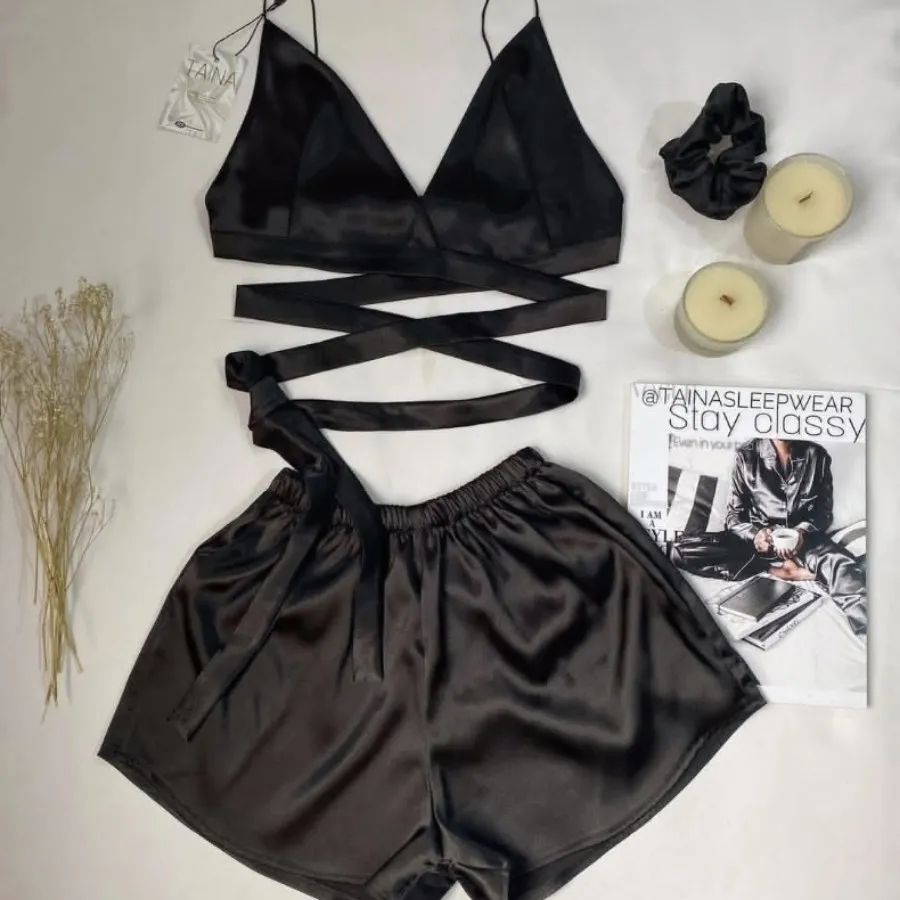 نیمتنه سوتین کراپ شلوارک