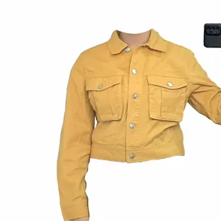 کت دنیم خردلی H&M divided