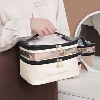 کیف آرایشی دوطبقه برزنتی