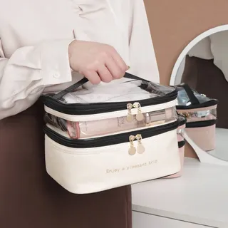 کیف آرایشی دوطبقه برزنتی