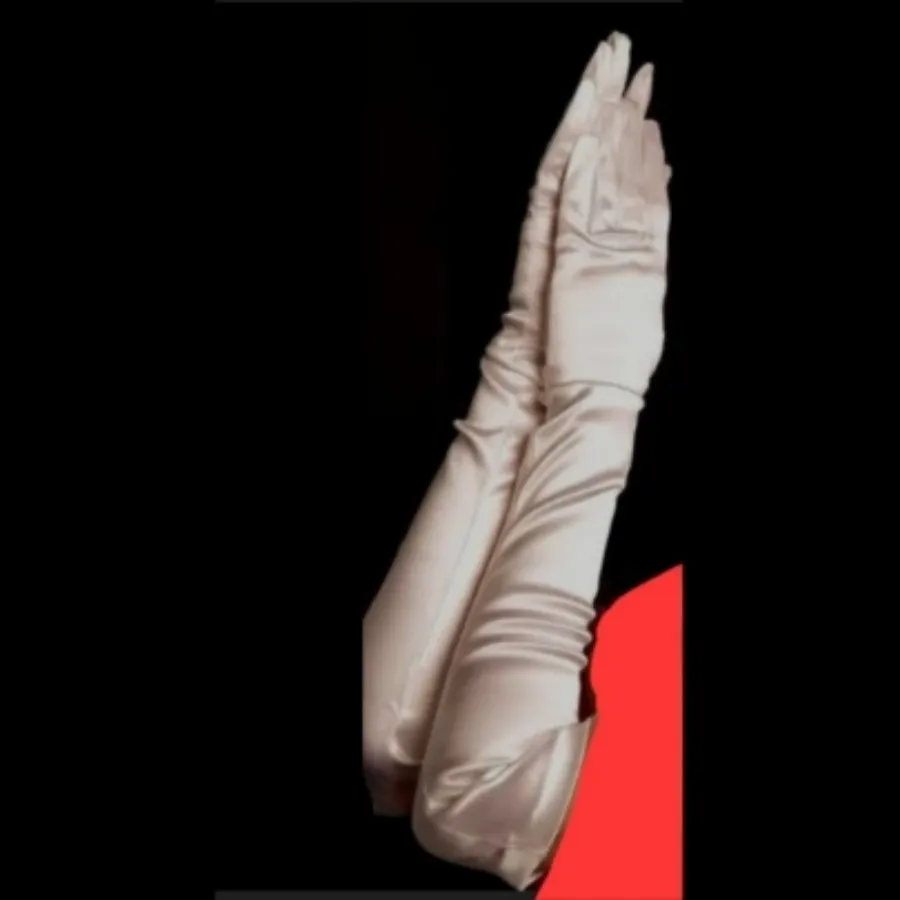 دستکش بلند ساتن