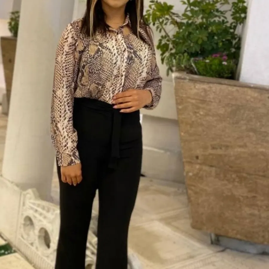 شومیز طرح پوست ماری