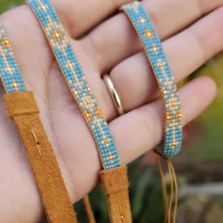 ست دستبند و بند عینک عشای