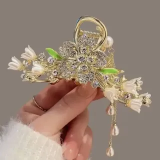 کلیپس گل مجلسی فلزی